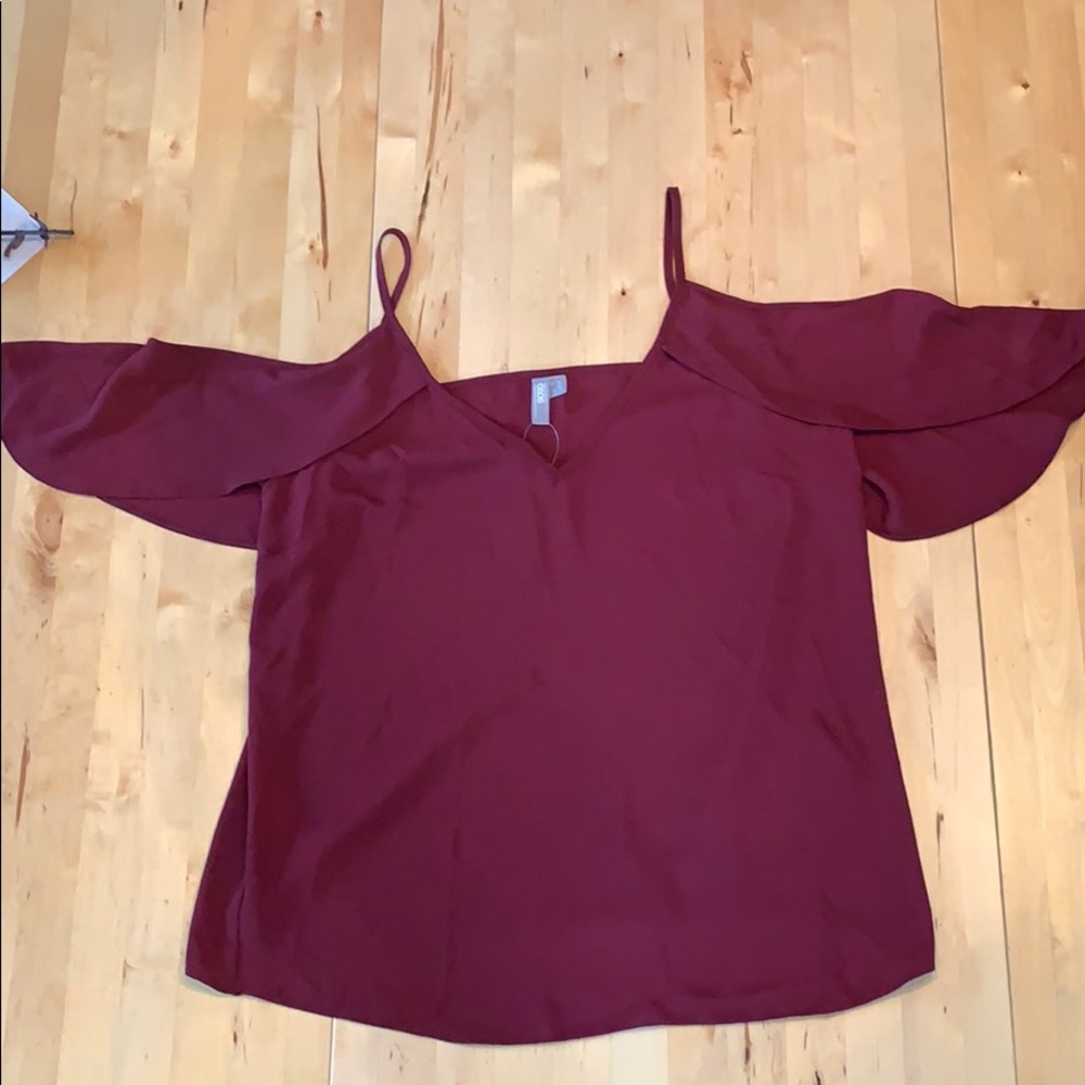 Maroon blouse